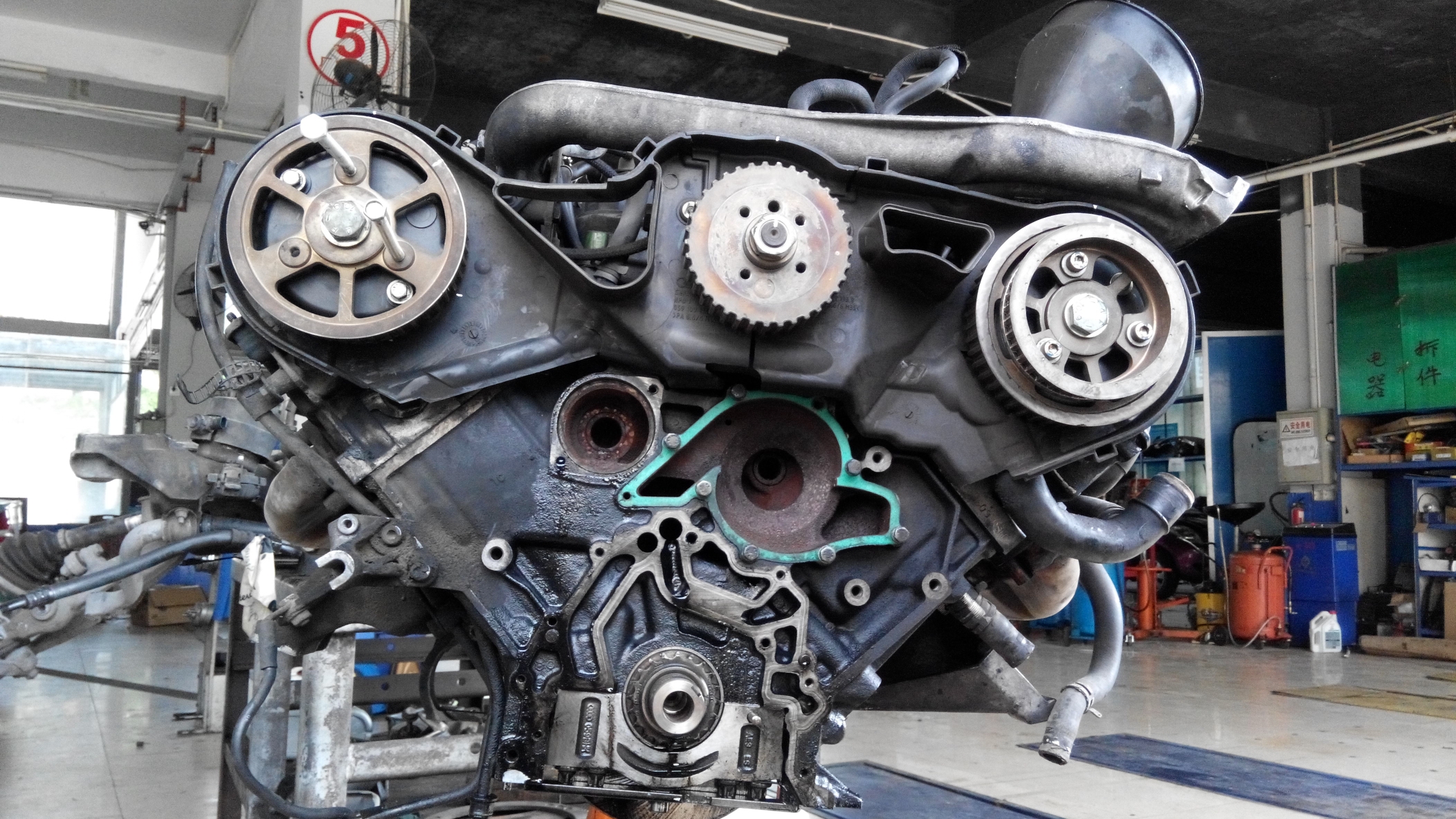 一汽奥迪 bnd 发动机正时图