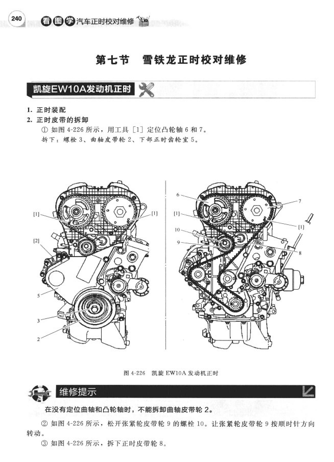 雪铁龙凯旋ew10a发动机正时